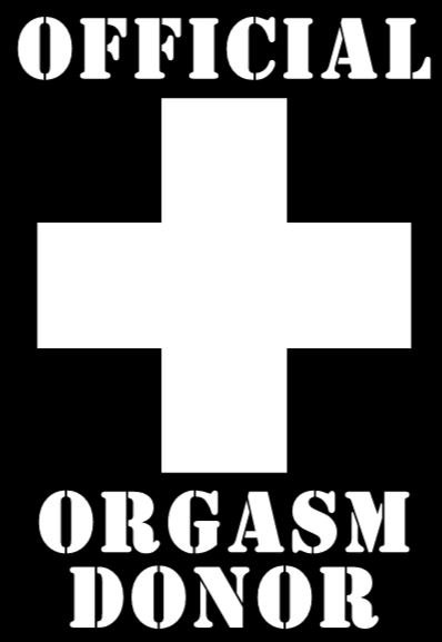 Official orgasm donor deecal